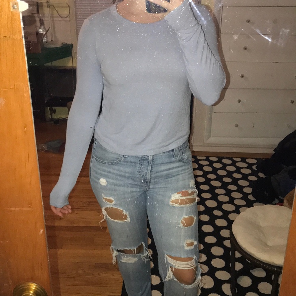 Garage Light Blue Sweater